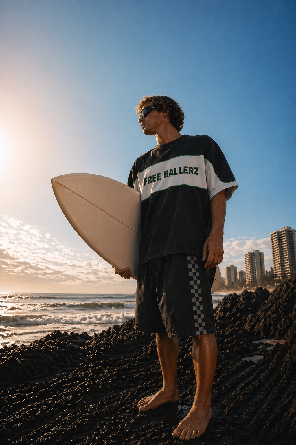 OG black & white checkered boardshorts