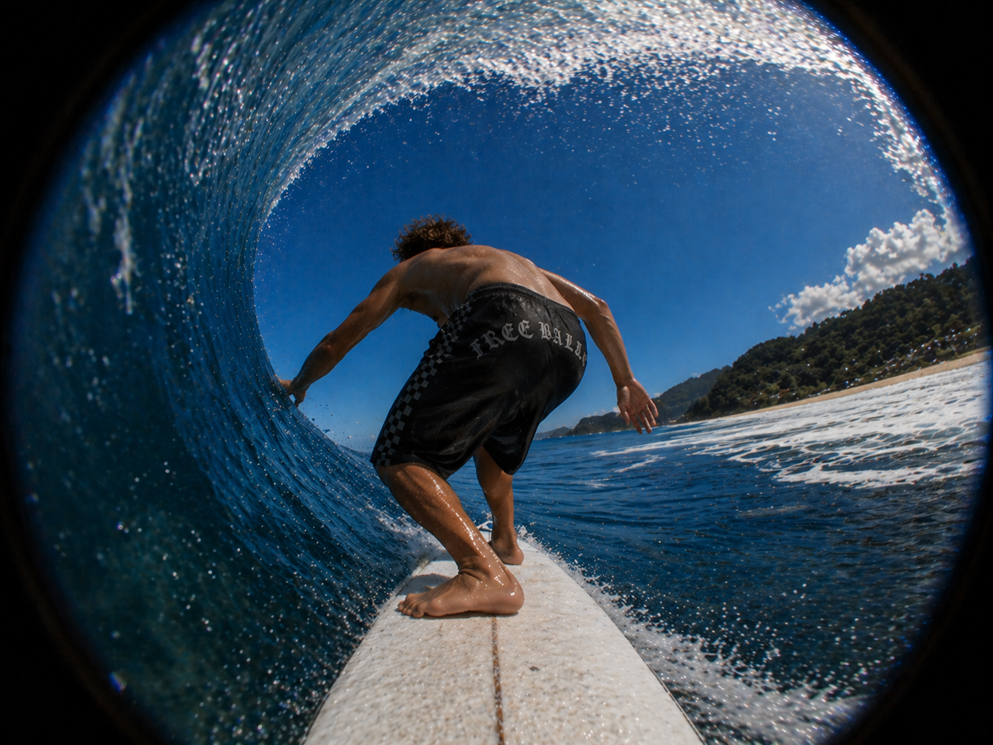 OG black & white checkered boardshorts